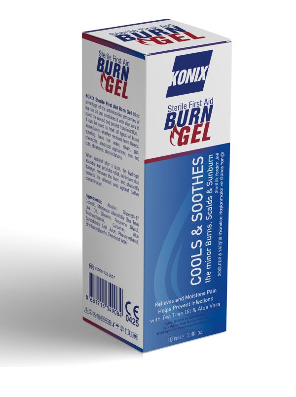 Steriles Erste-Hilfe-Brandgel